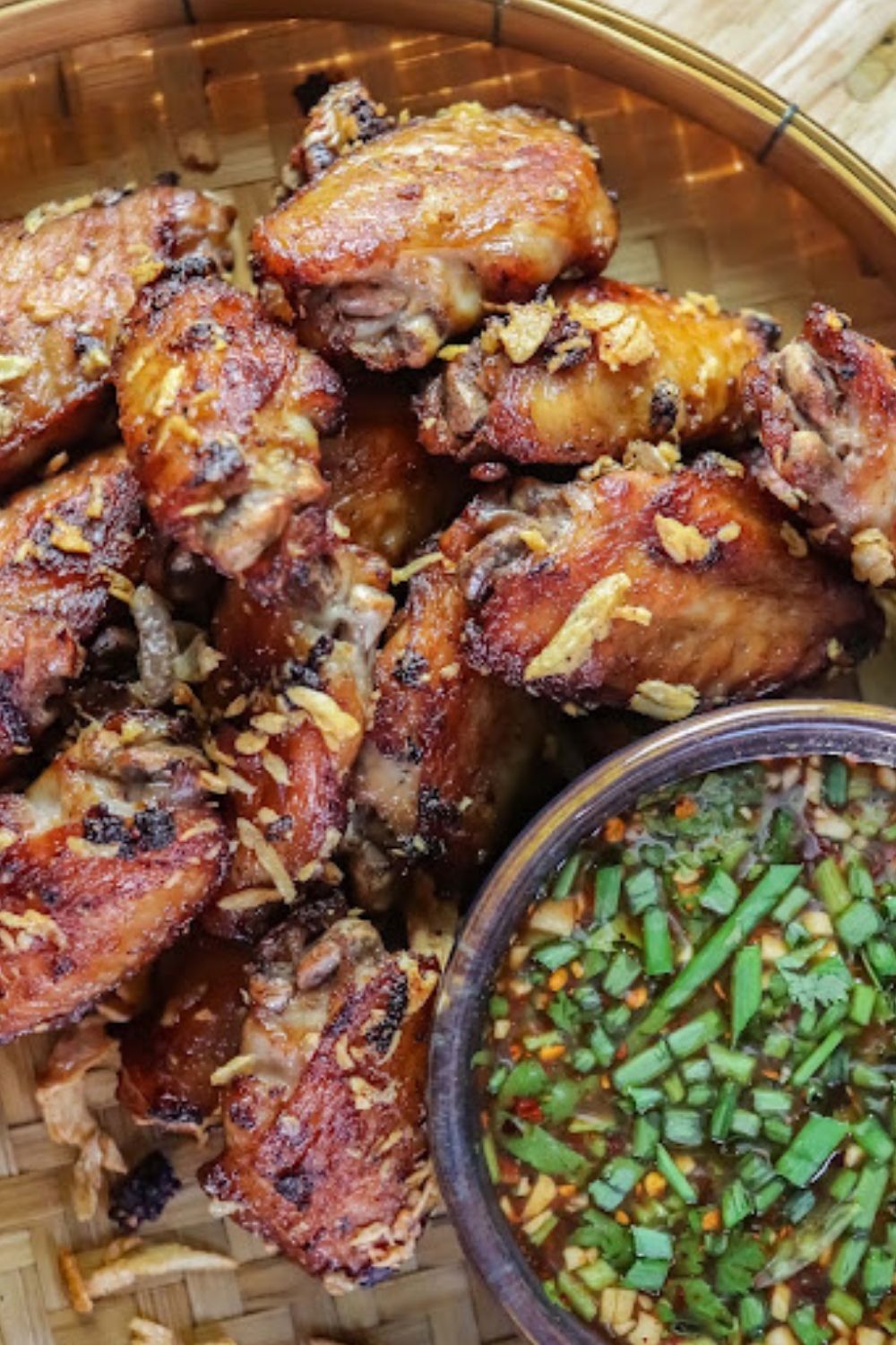 Thai style fried chicken wings