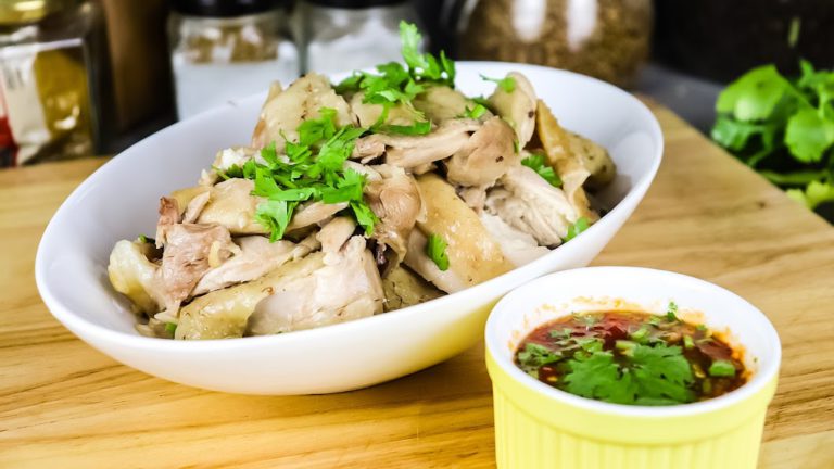 Boiled Chicken with Fish Sauce